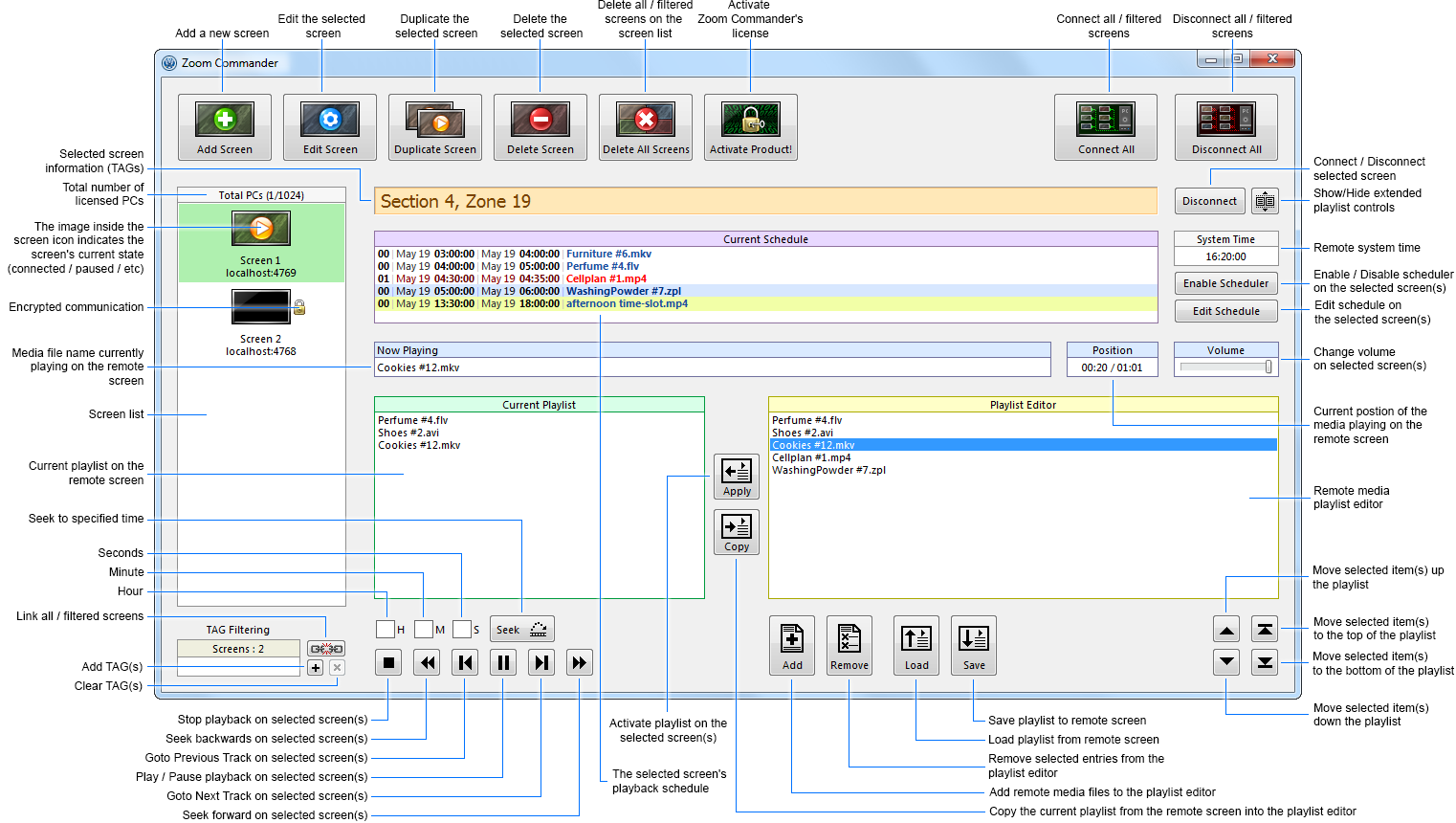 Windows 7 Zoom Commander 2.0.1 full