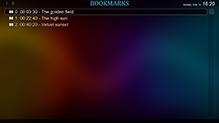 Bookmarks Fullscreen Navigation Screenshot