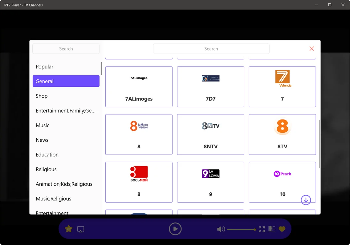 IPTV Player - TV Channels