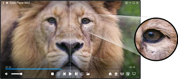 Using Video Super Resolution (VSR) in Zoom Player