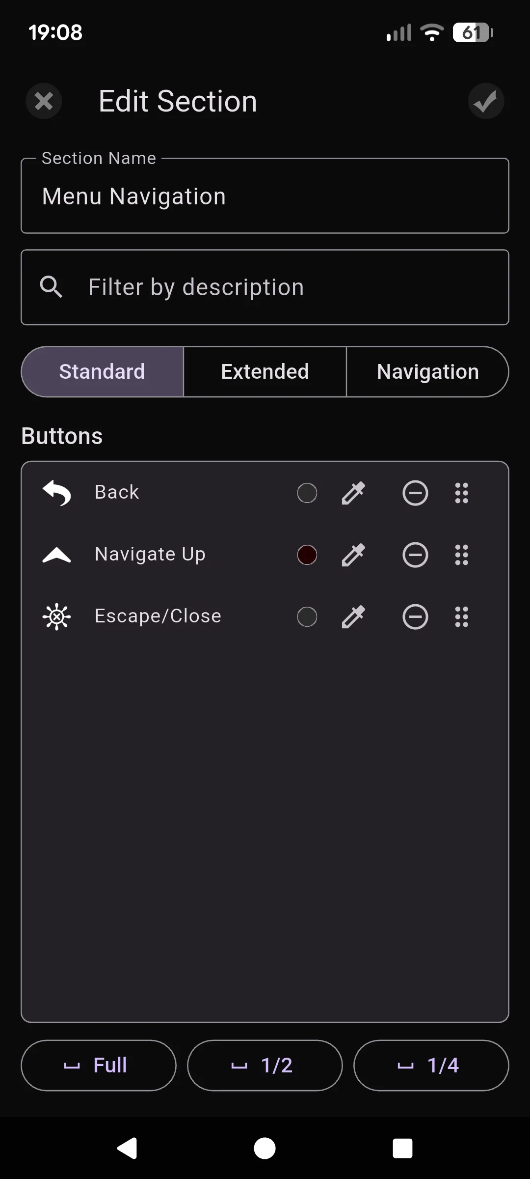 Zoom Player Remote - Layout Editor