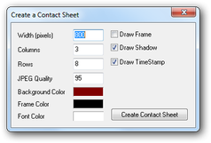 Create Contact Sheet Screenshot