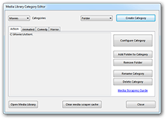 Media Library Category Editor Screenshot