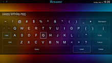 Virtual Keyboard Fullscreen Navigation Screenshot