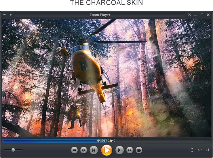 Zoom Player's Charcoal skin