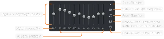 Zoom Player : Equalizer