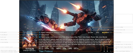 Zoom Player Home Theater : Media Library Jukebox Mode